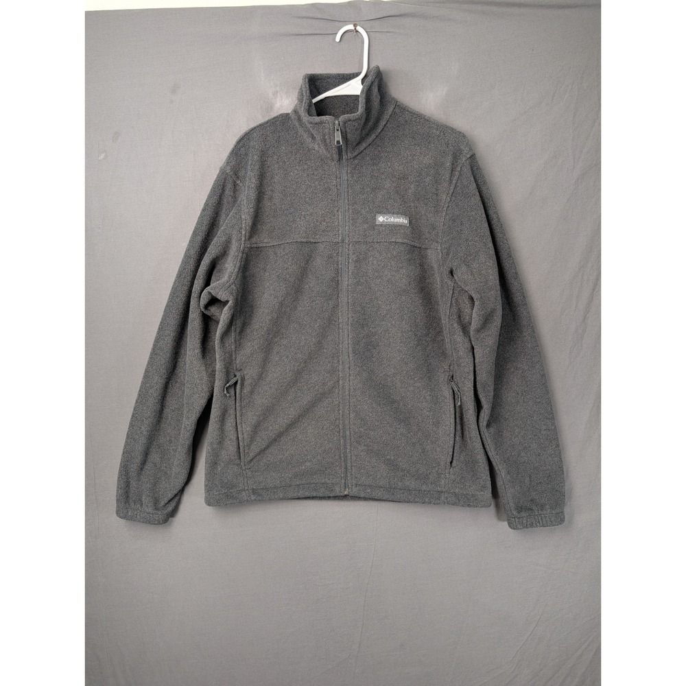 Columbia Mens Steens Mountain Full Zip Fleece Jacket Charcoal Gray Medium